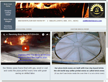 Tablet Screenshot of brickoven.com